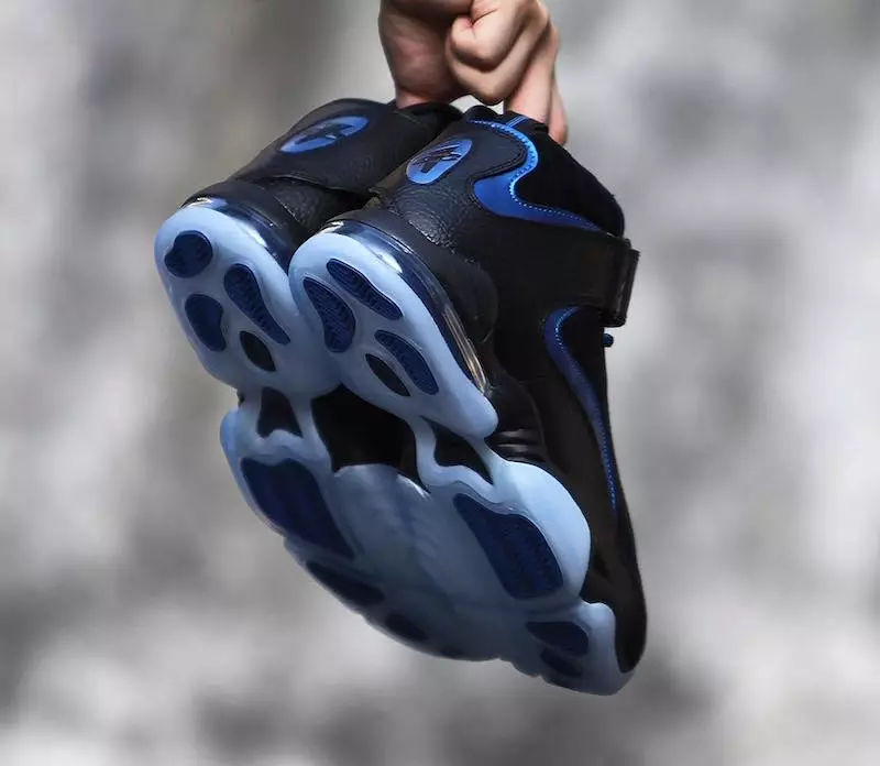 Nike Air Penny 4 Preto Azul 2017 Data de lançamento