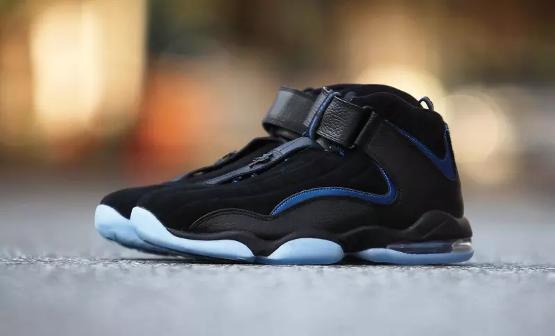 Nike Air Penny 4 Black Blue 2017 מעלדונג טאָג