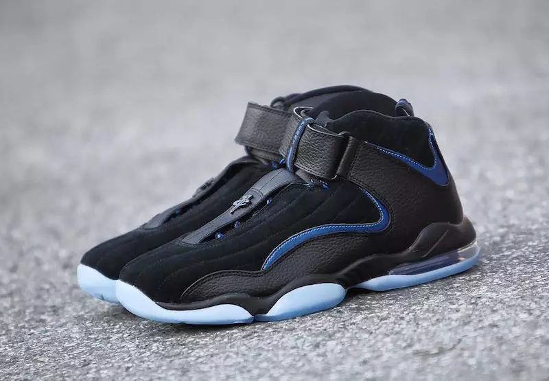 Nike Air Penny 4 Black Blue 2017 Дата выпуску