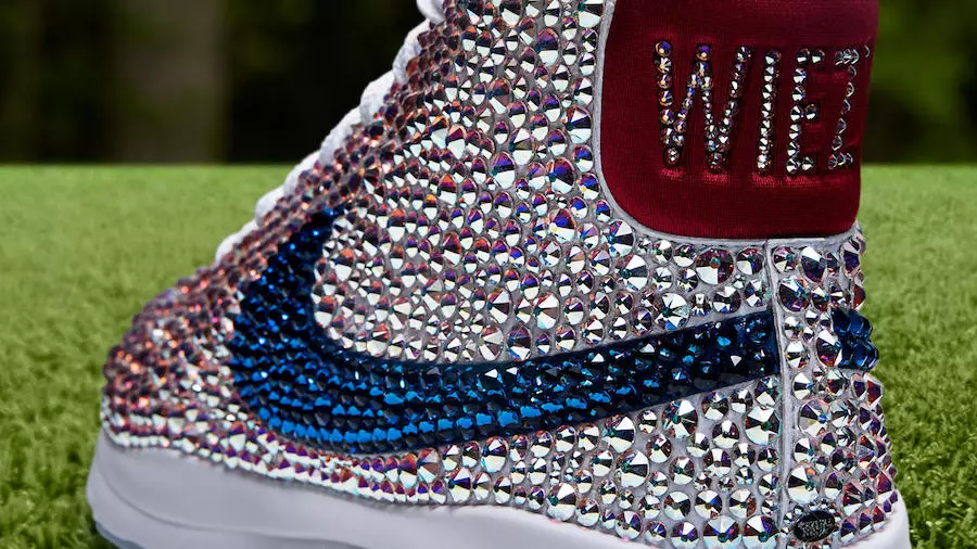 Michelle Wie Swarovski Crystal Nike-ის გოლფის ფეხსაცმელი