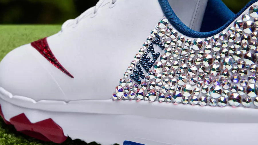 Michelle Wie Swarovski Crystal Nike-ის გოლფის ფეხსაცმელი