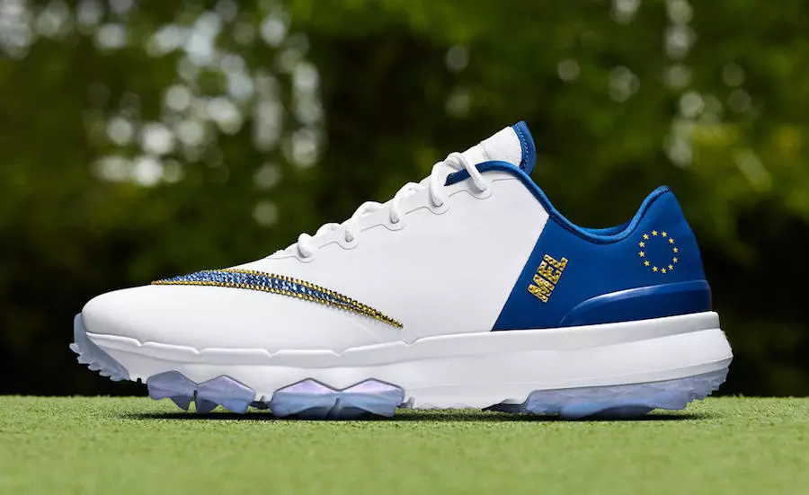 Michelle Wie Swarovski Crystal Sepatu Golf Nike