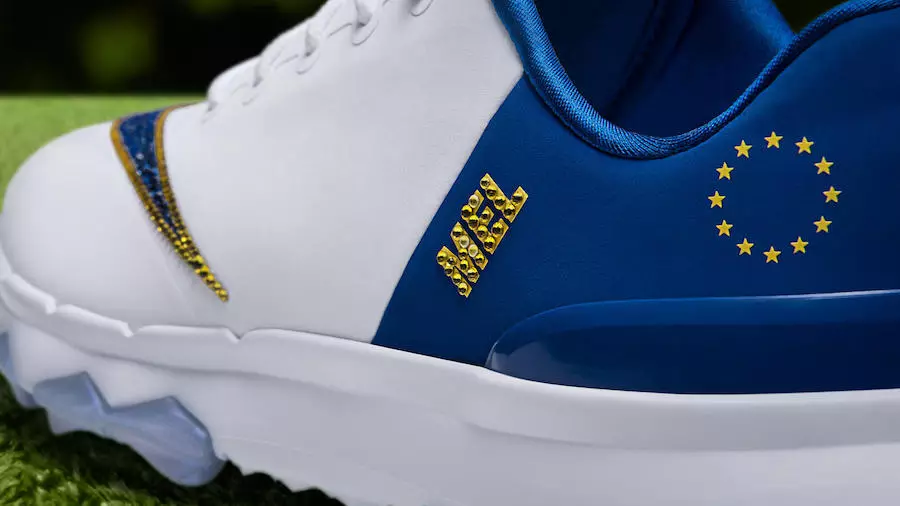 Michelle Wie Swarovski Crystal Sepatu Golf Nike