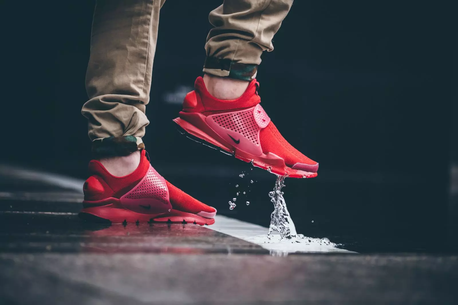 Czerwony Nike Sock Dart USA 4 lipca