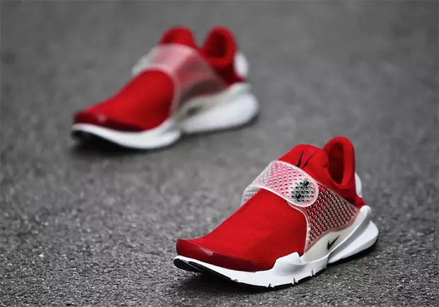 Nike Sock Dart Rød Hvit 2016