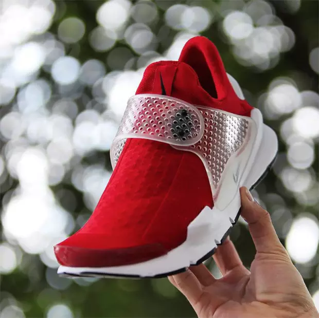 Nike Sock Dart Rød Hvid 2016