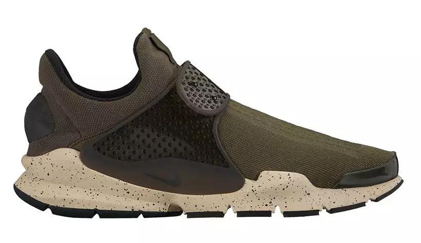 Olive White Nike Sock Dart