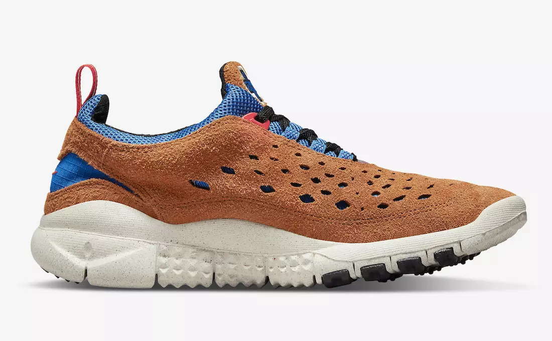 Nike Free Run Trail Dark Russet Habanero Red Blue Nebula CW5814-201 Release Date