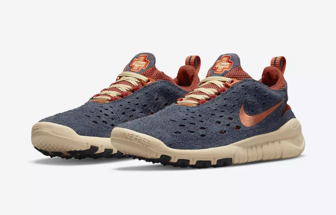 Nike Free Run Trail Thunder Blue CW5814-400 Dáta Eisiúna