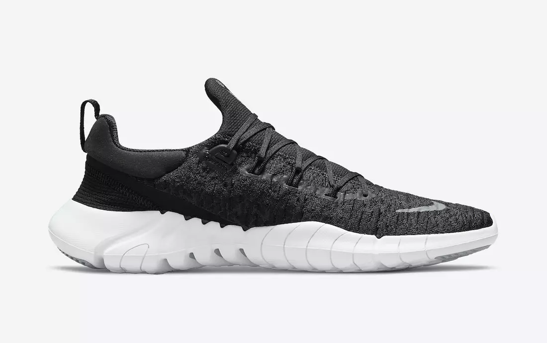 Nike Free Run 5.0 Đen Đen Khói Xám Trắng CZ1884-001 Ngày phát hành