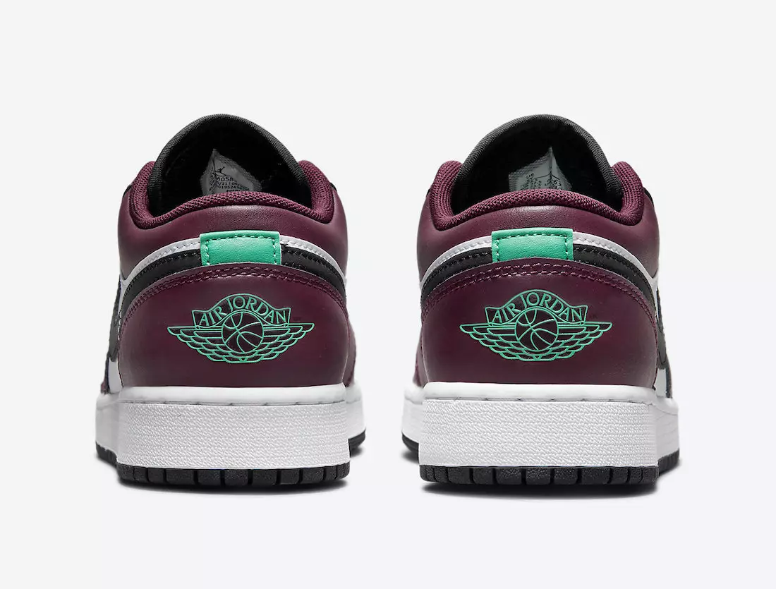 Air Jordan 1 Low SE GS Dark Beetroot Black Roma Green DM0589-635 Väljalaskekuupäev