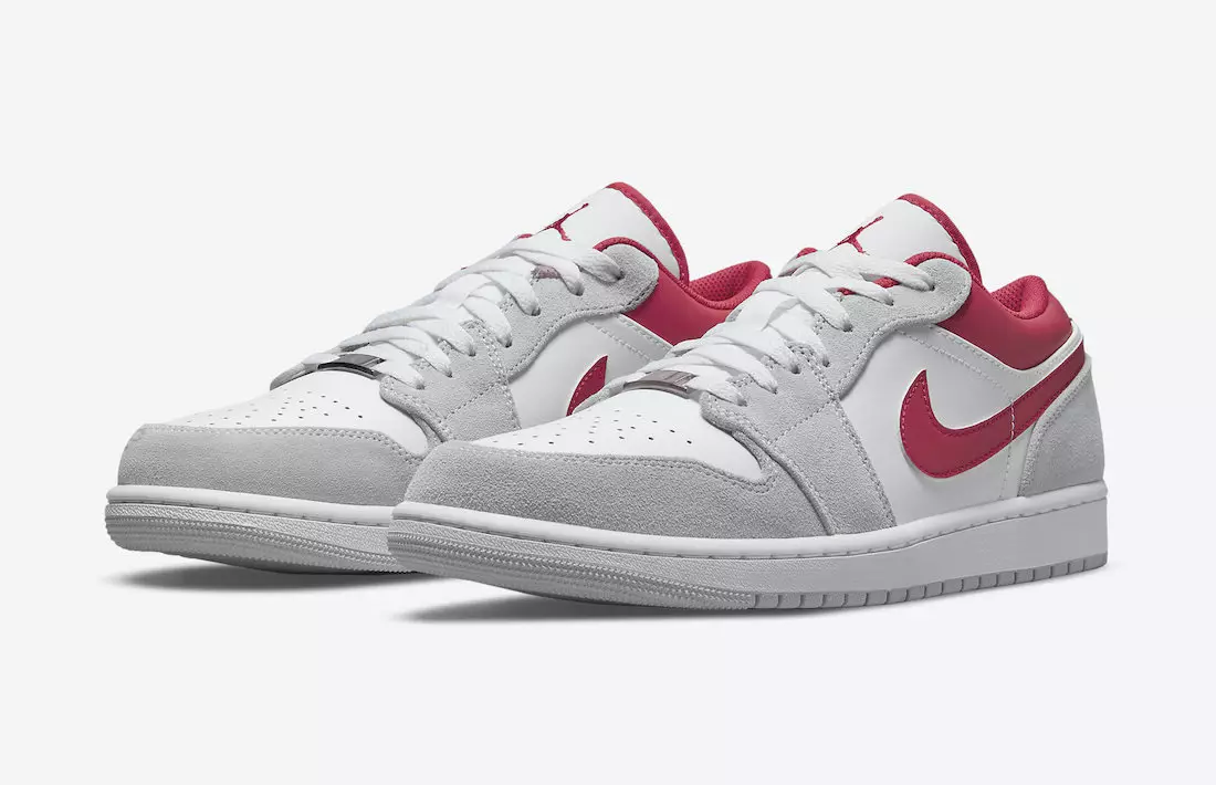 Air Jordan 1 Düşük Beyaz Gri Kırmızı DC6991-016 Çıkış Tarihi