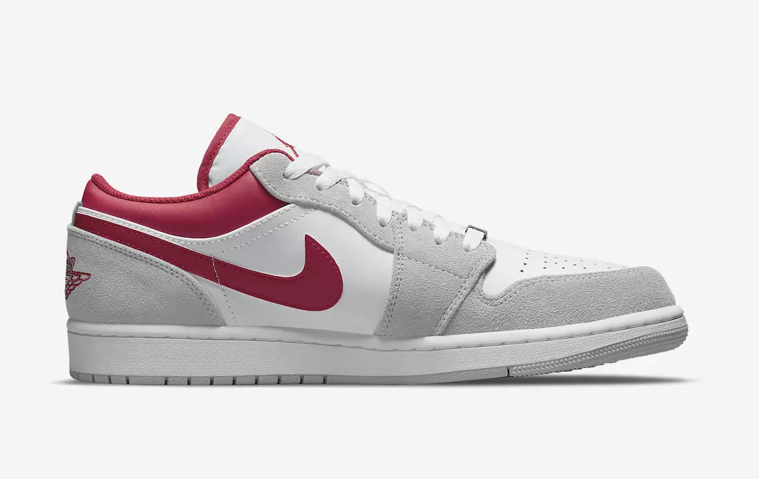 Air Jordan 1 Low White Grey Red DC6991-016 Útgáfudagur