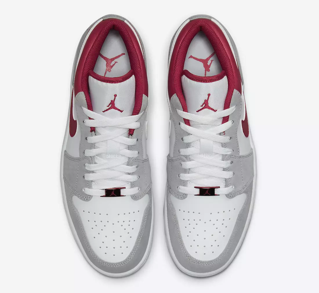 Air Jordan 1 Low White Grey Red DC6991-016 Дата на издаване