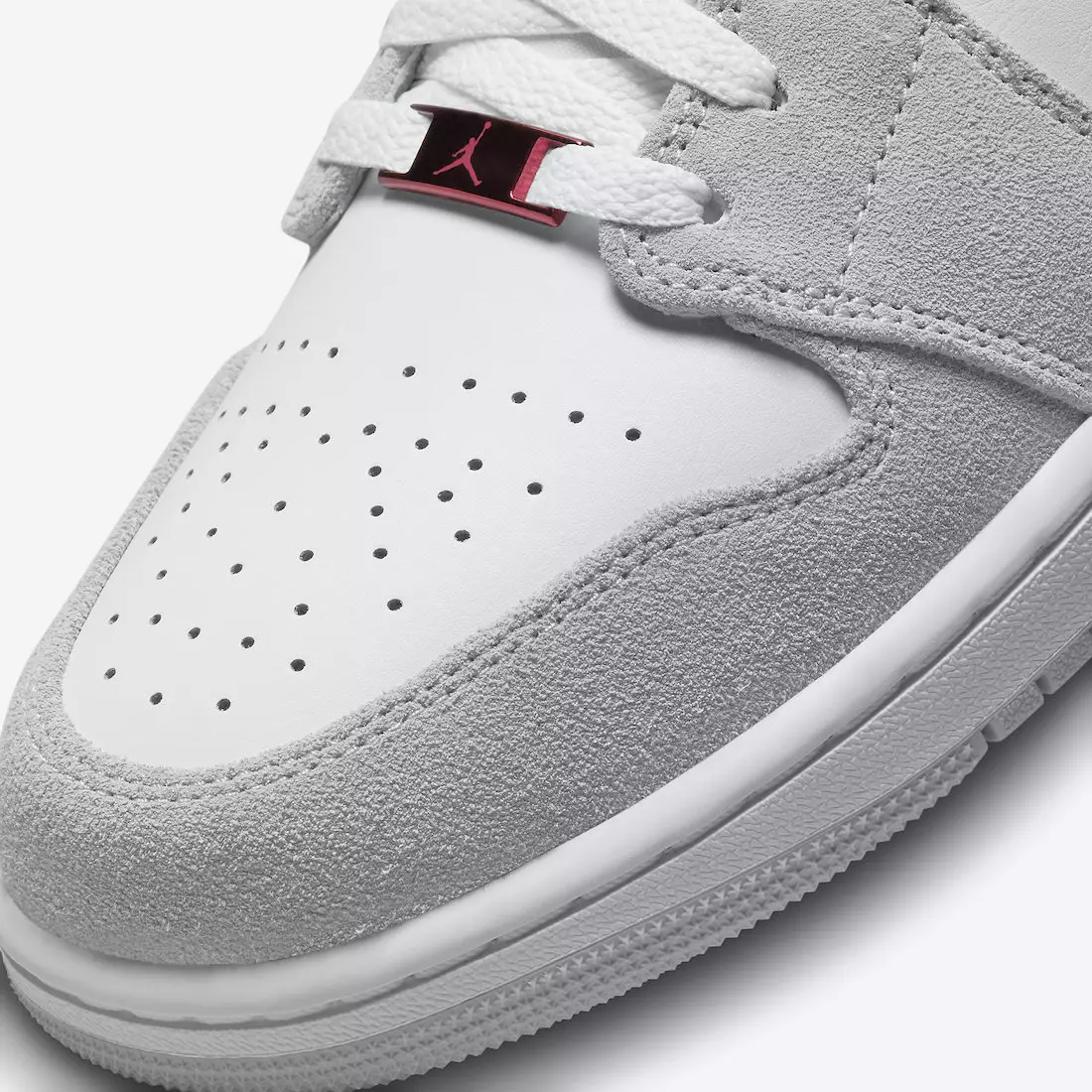 Air Jordan 1 Alacsony fehér Szürke Piros DC6991-016 Megjelenés dátuma