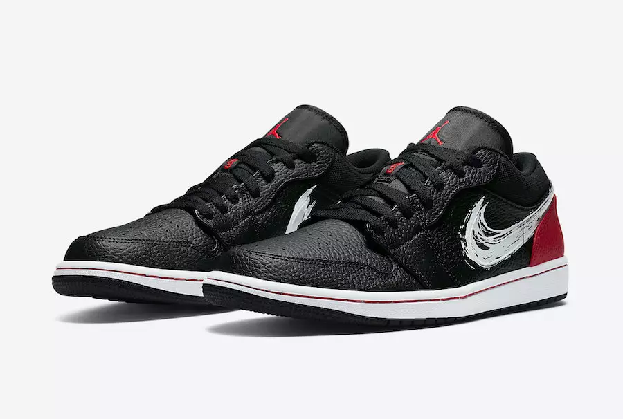 Air Jordan 1 Low Brushstroke Swoosh DA4659-001 გამოშვების თარიღი