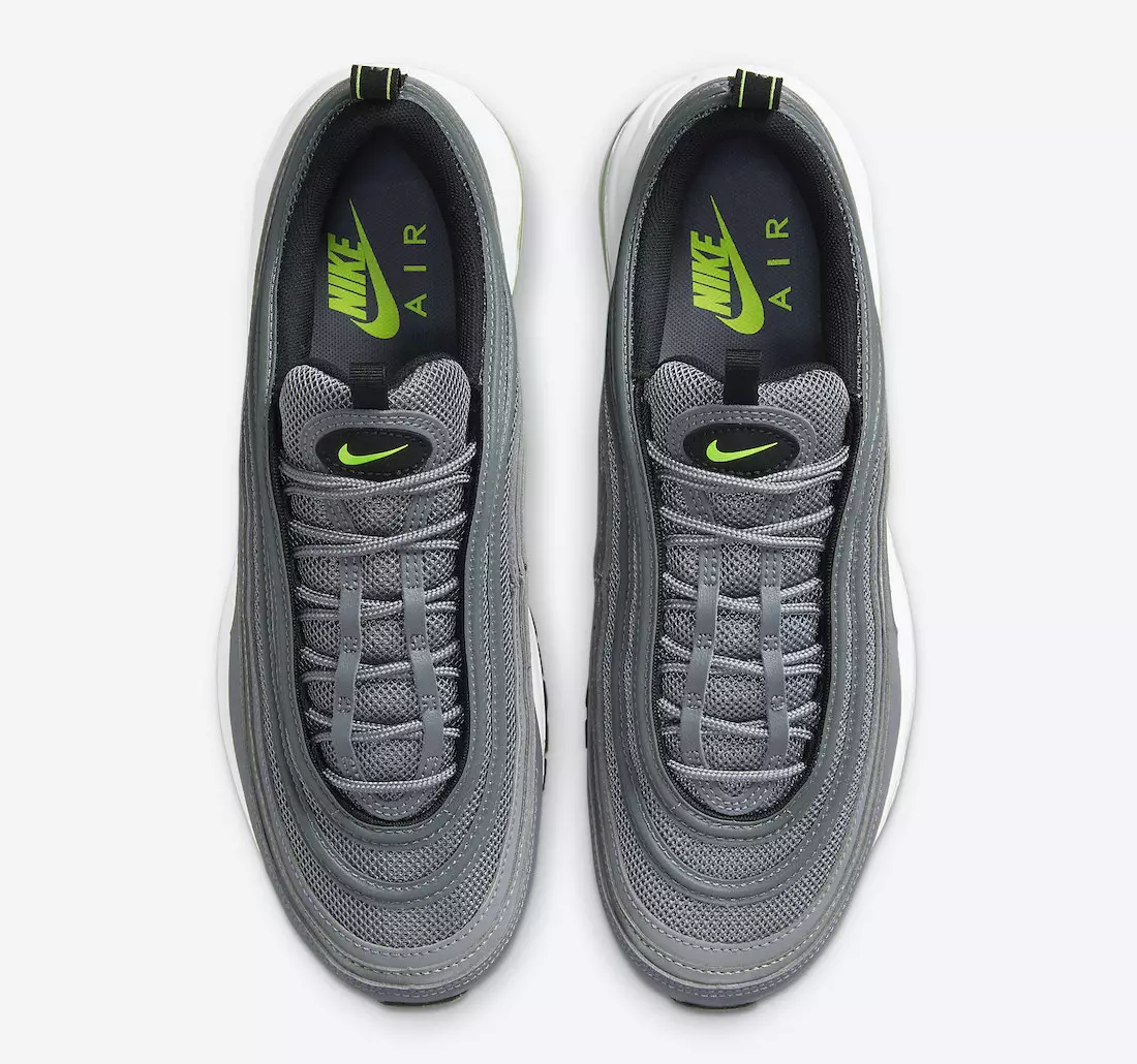 Nike Aeir Max 97 Grey Neon DJ6885-001 Dáta Eisiúna