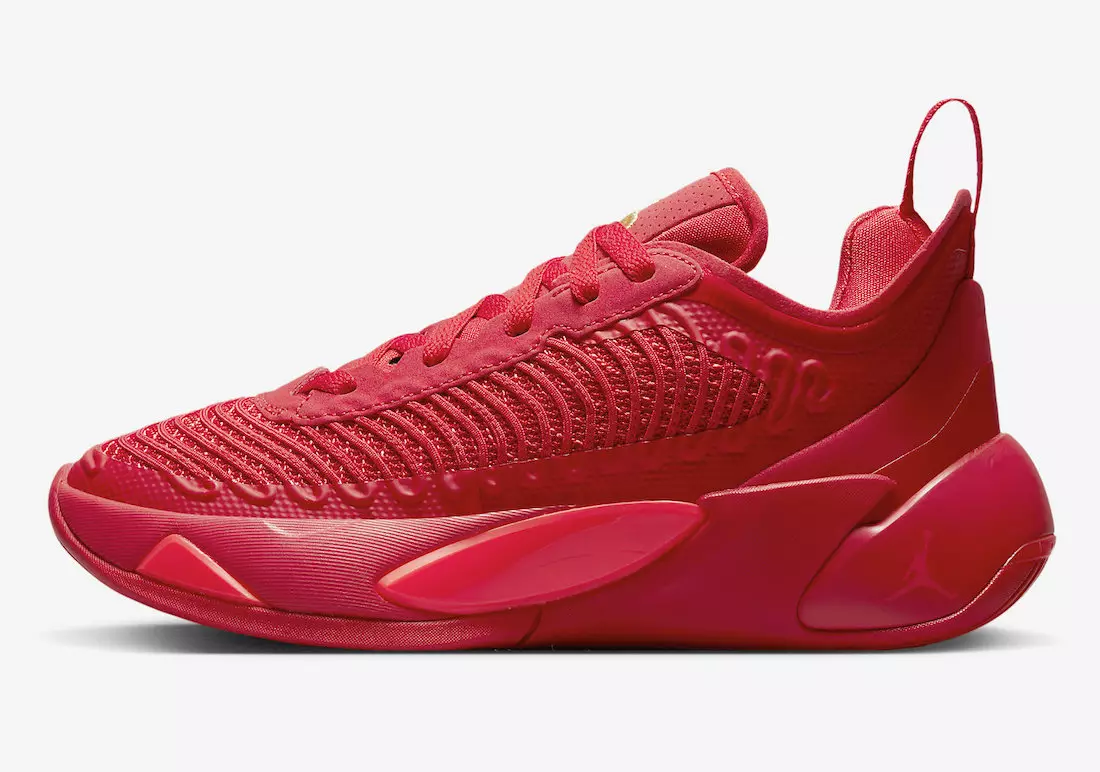 Jordan Luka 1 University Red Metallic Gold GS DQ6513-676 Tanggal Rilis