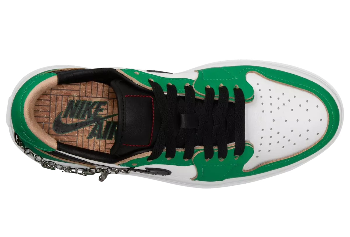 تاریخ انتشار Air Jordan 1 Elevete Low Lucky Green DQ8394-301