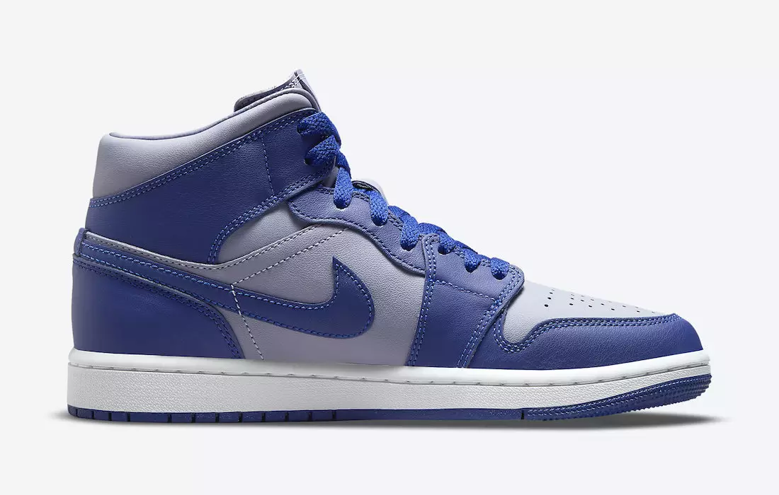 Air Jordan 1 Mid Grey Blue DH7821-500 Tarehe ya Kutolewa