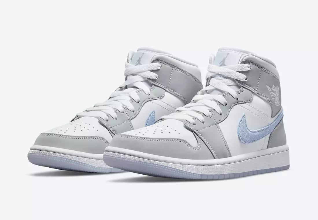 Air Jordan 1 Mid WMNS Abjad Griż Blu BQ6472-105 Data tal-Ħruġ