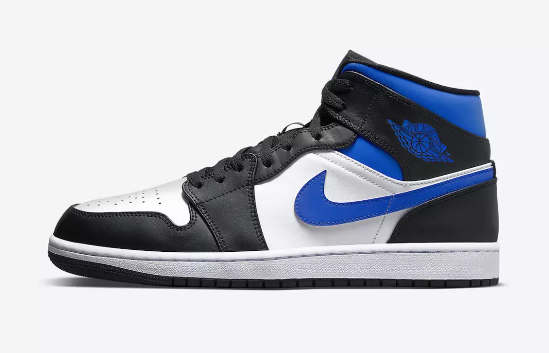 Air Jordan 1 Mid Black White Royal 554724-140 Data premiery