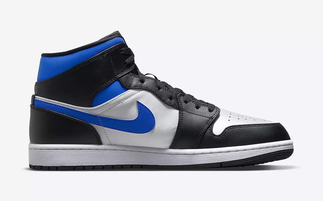 Air Jordan 1 Mid Black White Royal 554724-140 Data de lançamento