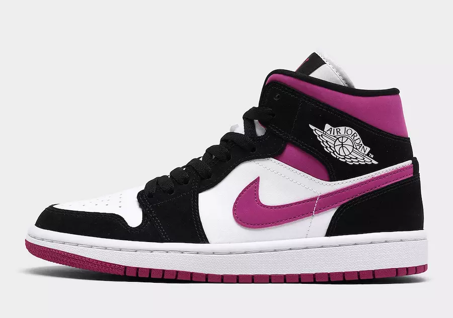 Air Jordan 1 Mid WMNS Magenta BQ6472-005 Tarehe ya Kutolewa