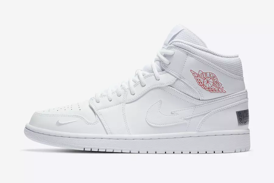 Air Jordan 1 Mid Euro Tour Swoosh On Tour 2020 CW7589-100 Releasedatum