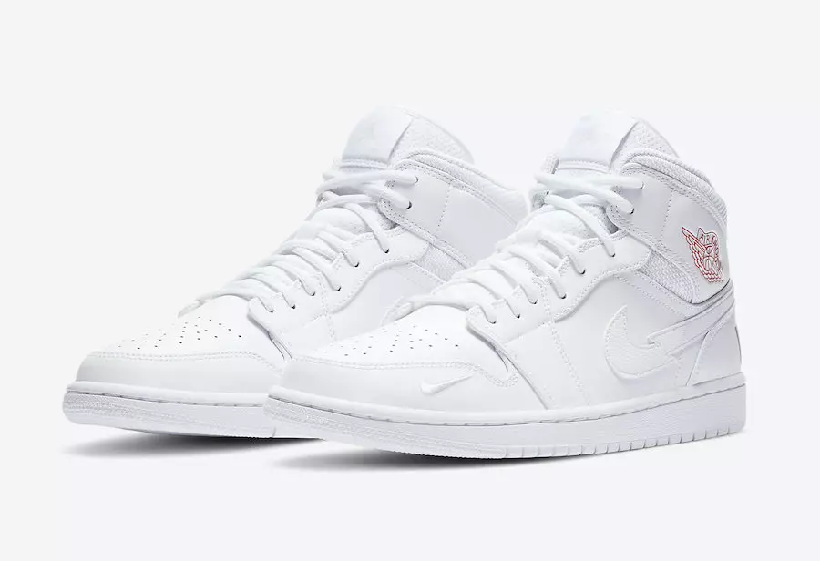 Air Jordan 1 Mid Euro Tour Swoosh On Tour 2020 CW7589-100 გამოშვების თარიღი