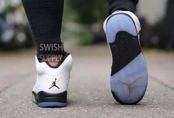 Olympic Air Jordan 5 металл алтын