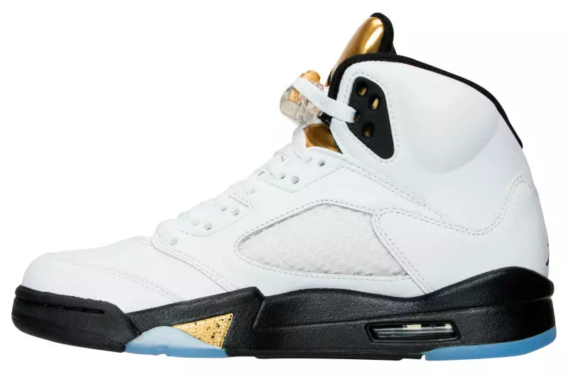 Lengua de la medalla de oro olímpica de Air Jordan 5