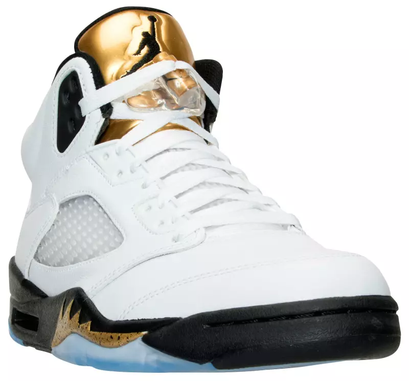 Air Jordan 5 Olympic Gold Medal Tongue