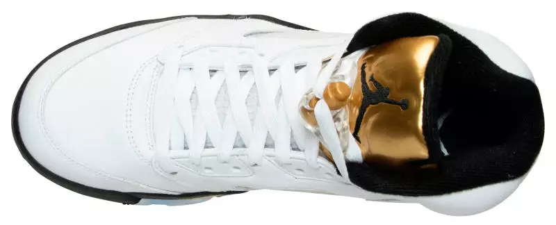 Air Jordan 5 Olympic Gold Medal Tongue