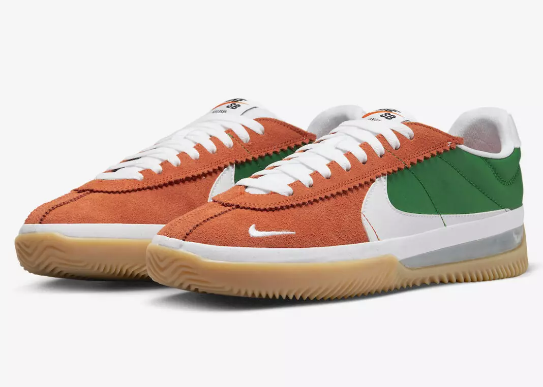 Nike BRSB Orange Green Gum DH9227-800 Megjelenés dátuma