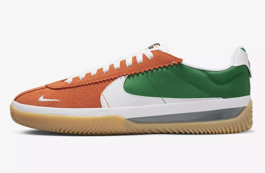 Nike BRSB Orange Green Gum DH9227-800 Julkaisupäivä