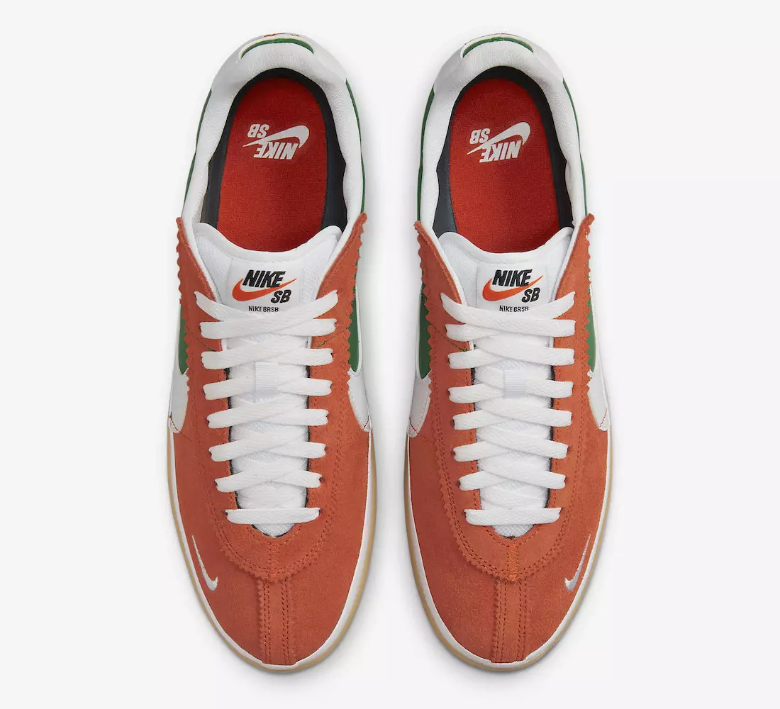 Nike BRSB Orange Green Gum DH9227-800 Megjelenés dátuma