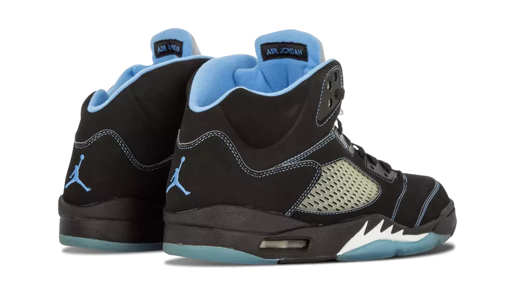 Air Jordan 5 Black University Blue 314259-041 2006 Tarikh Tayangan