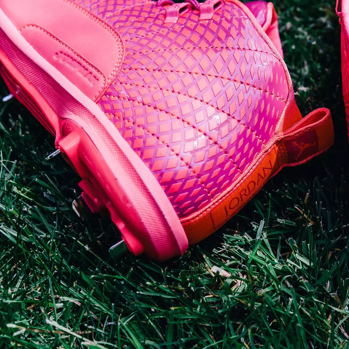 Air Jordan 12 Pink Mother's Day Baseball Cleats