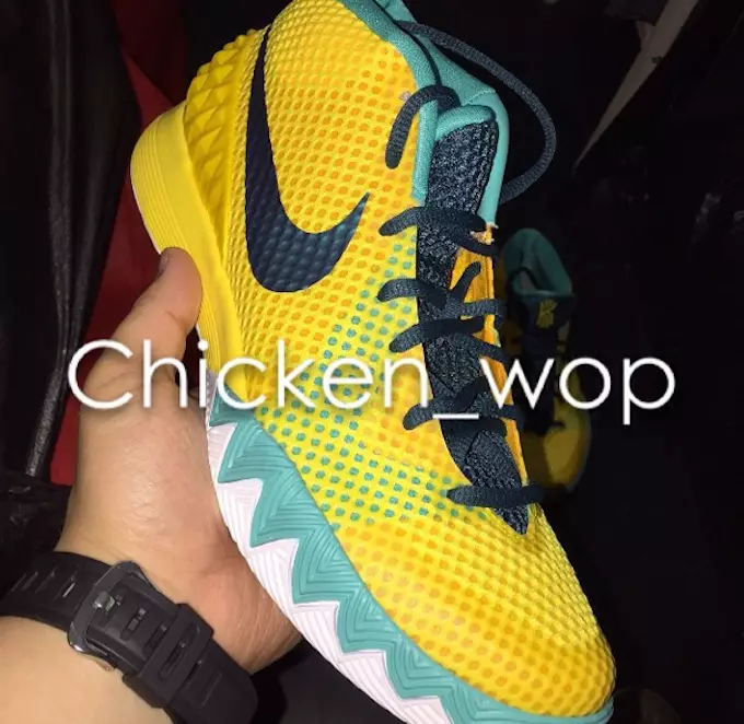 Nike Kyrie 1 Tur Sarı Deniz Mavisi