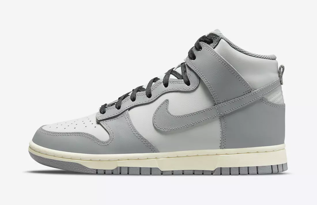 Nike Dunk High Grey White DD1869-001 ဖြန့်ချိသည့်ရက်စွဲ