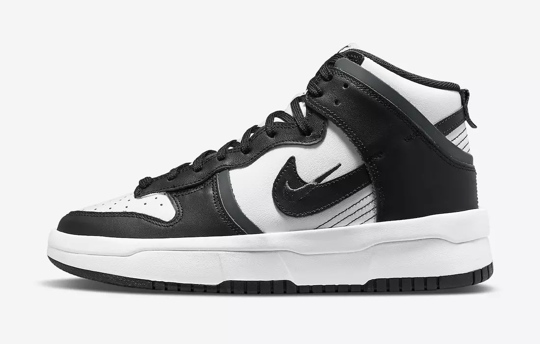 Nike Dunk High Rebel Black White DH3718-104 Dáta Eisiúna