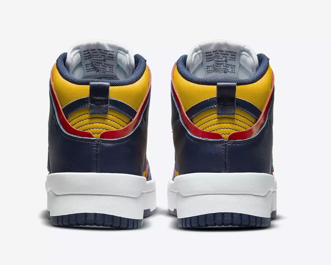 Nike Dunk High Rebel Michigan DH3718-701 Data di rilascio