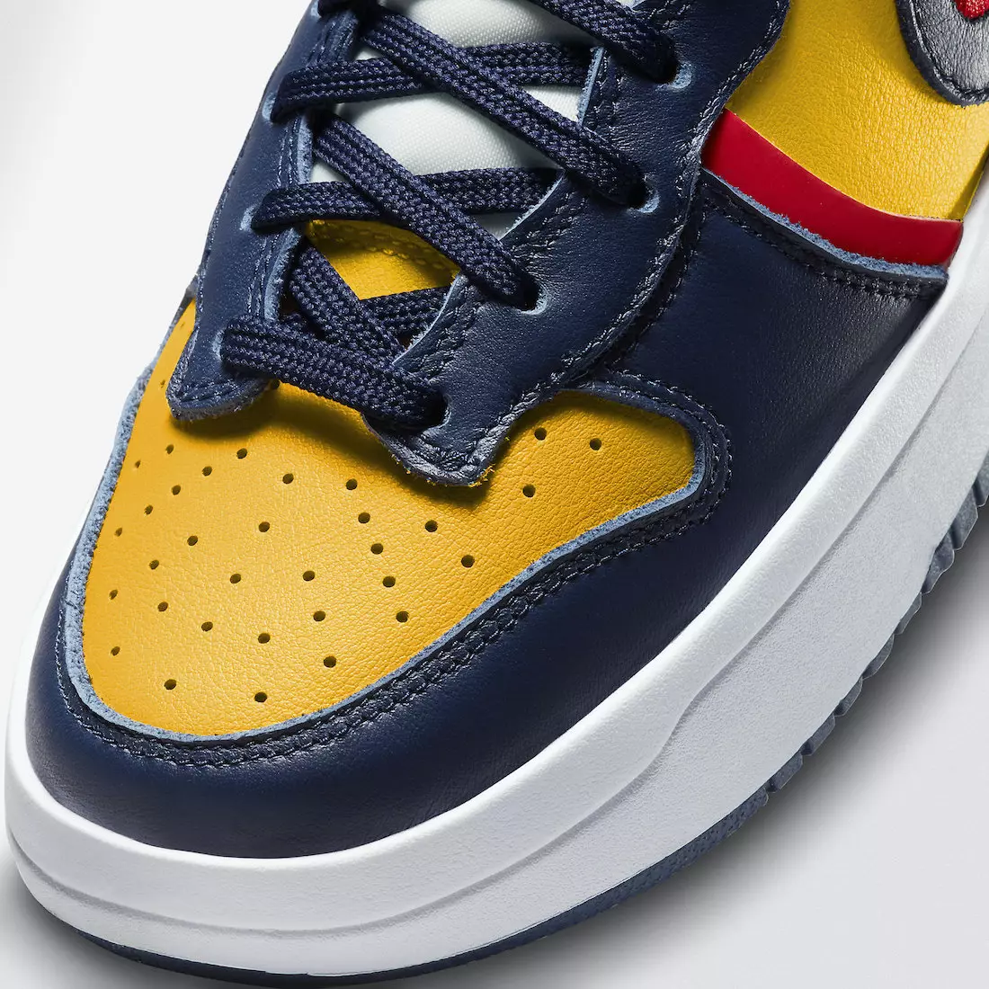 Nike Dunk High Rebel Michigan DH3718-701 ဖြန့်ချိသည့်ရက်စွဲ