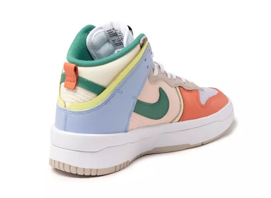 Nike Dunk High Rebel lesh kashmiri Green Noise Pale Coral DH3718-700 Data e Publikimit