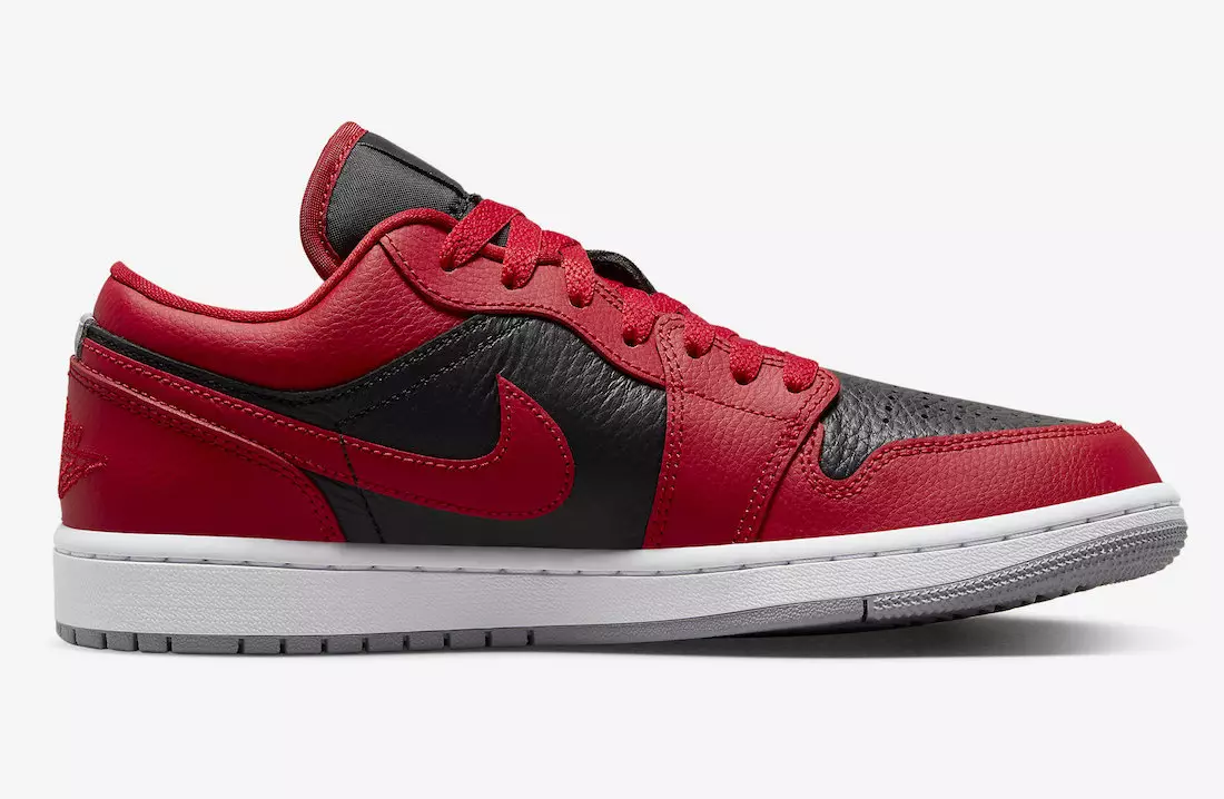 Air Jordan 1 Low SE Split חדר כושר אדום מלט אפור שחור לבן DR0502-600 תאריך שחרור