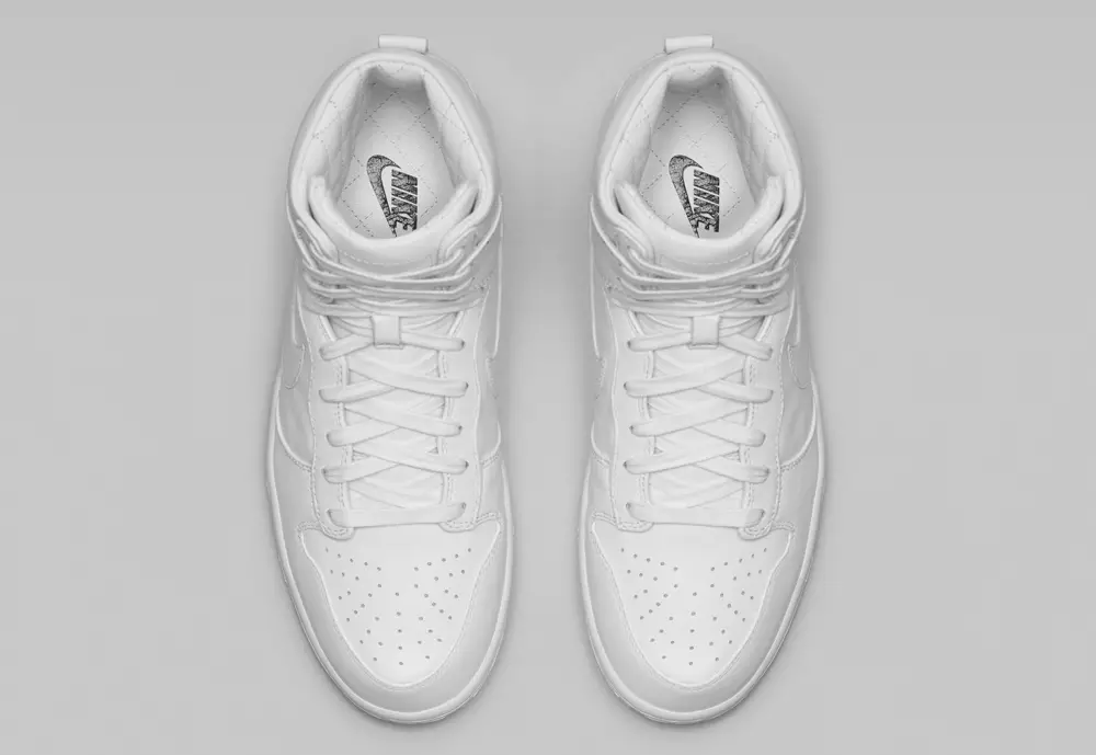 NikeLab Dunk Lux High Blanc (2)