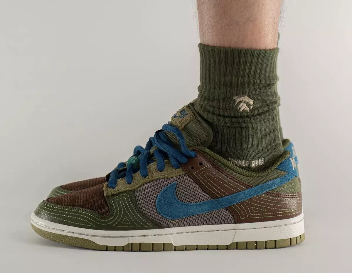 Nike Dunk Low NH Cacao Wow DR0159-200 išleidimo data ant kojų