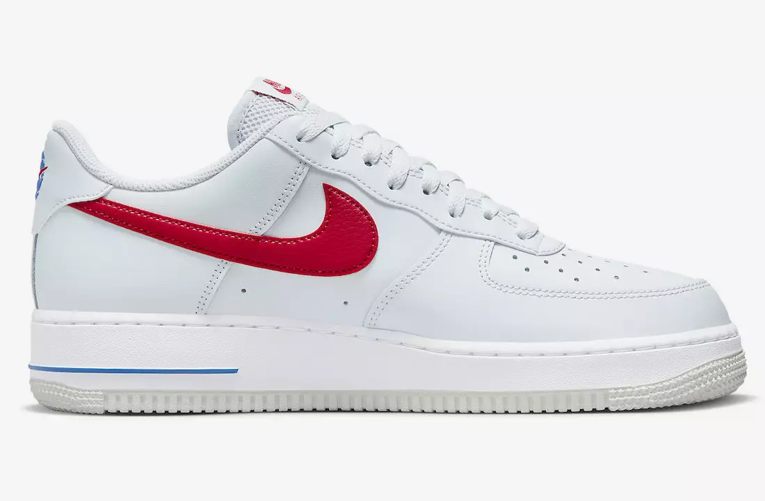 Nike Air Force 1 Low Wit Rood Blauw DX2660-001 Releasedatum