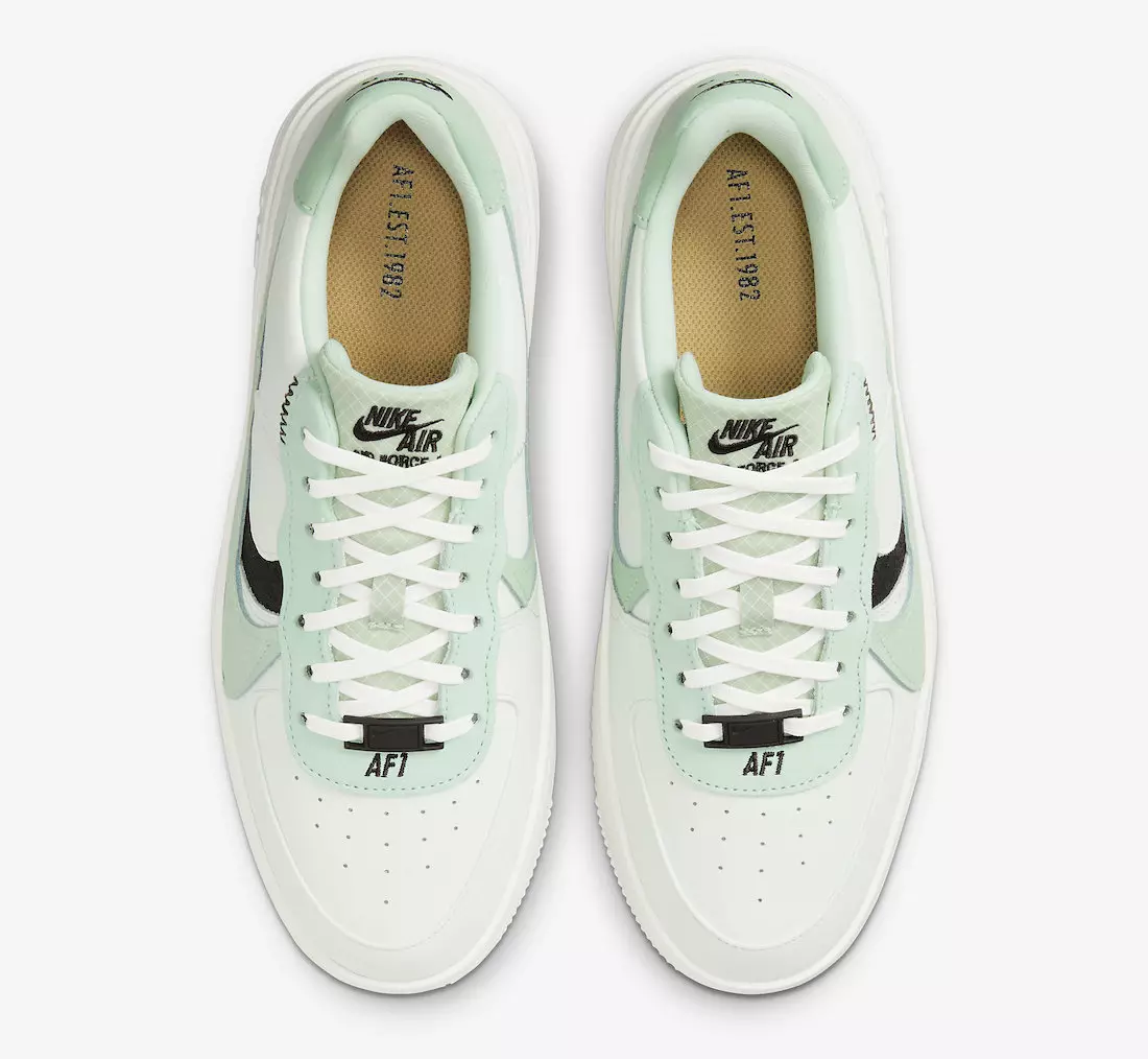 تاریخ انتشار Nike Air Force 1 PLT.AF.ORM Barely Green DX3730-300